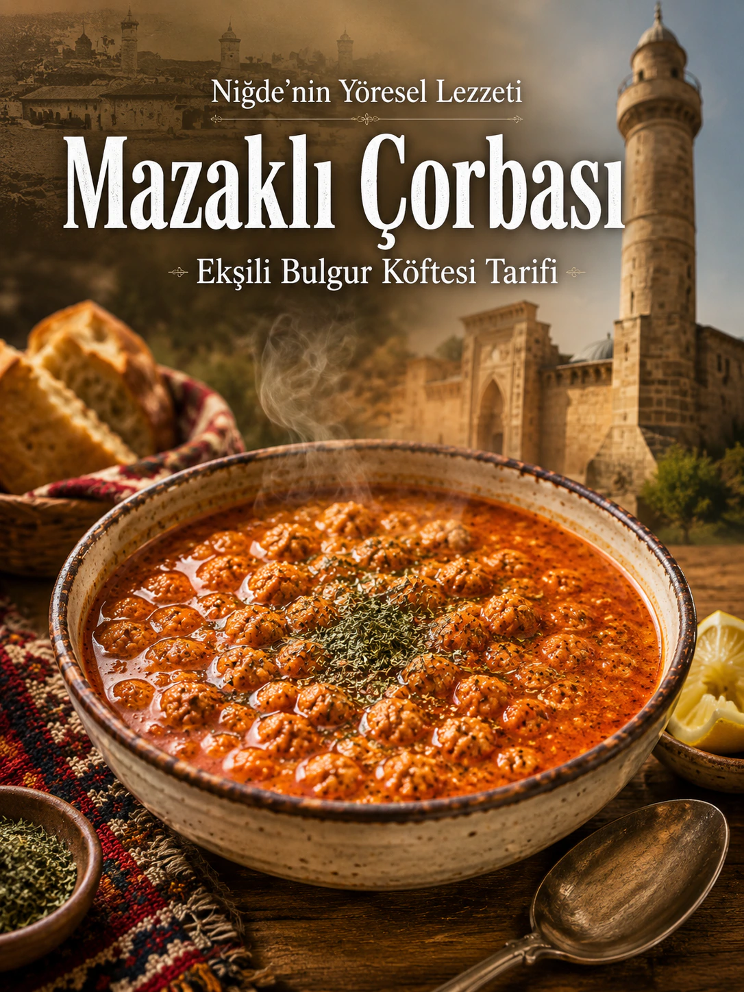Niğde Mazaklı Köftesi Tarifi | Mazak Çorbası Nasıl Yapılır?