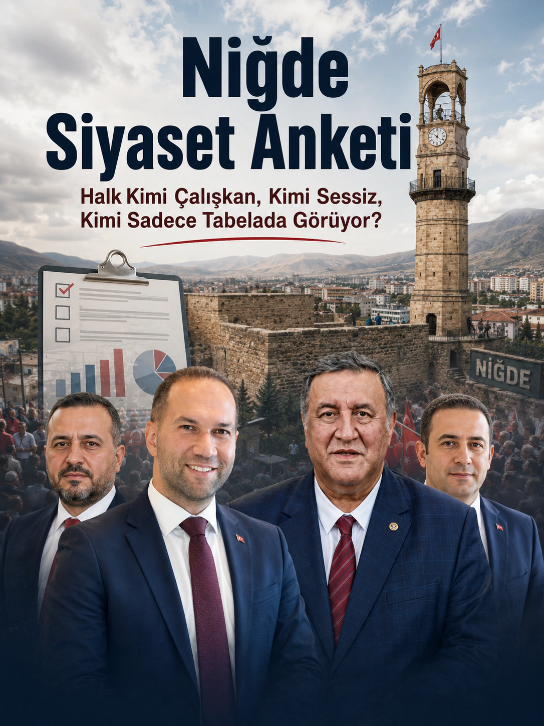 Niğde Siyaset Anketi: Halk Kimi Çalışkan, Kimi Sessiz Buluyor?