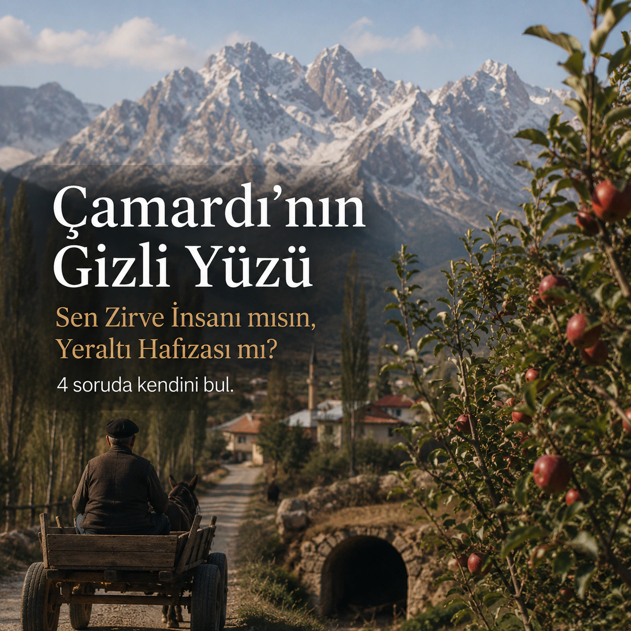 Çamardı’nın Gizli Yüzü: Sen Zirve İnsanı mısın, Yeraltı Hafızası mı? 🏔️⛏️
